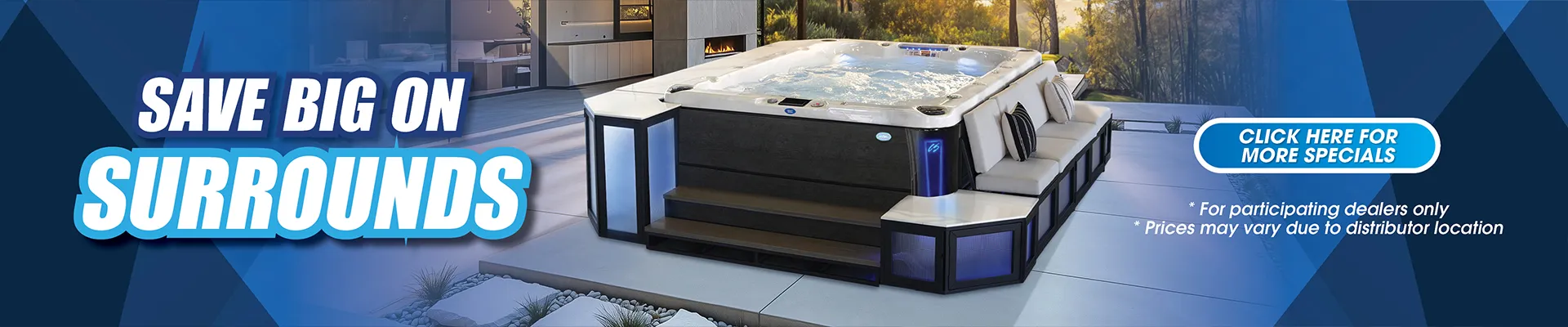 Calspas hot tub being used in a family setting - Kennewick